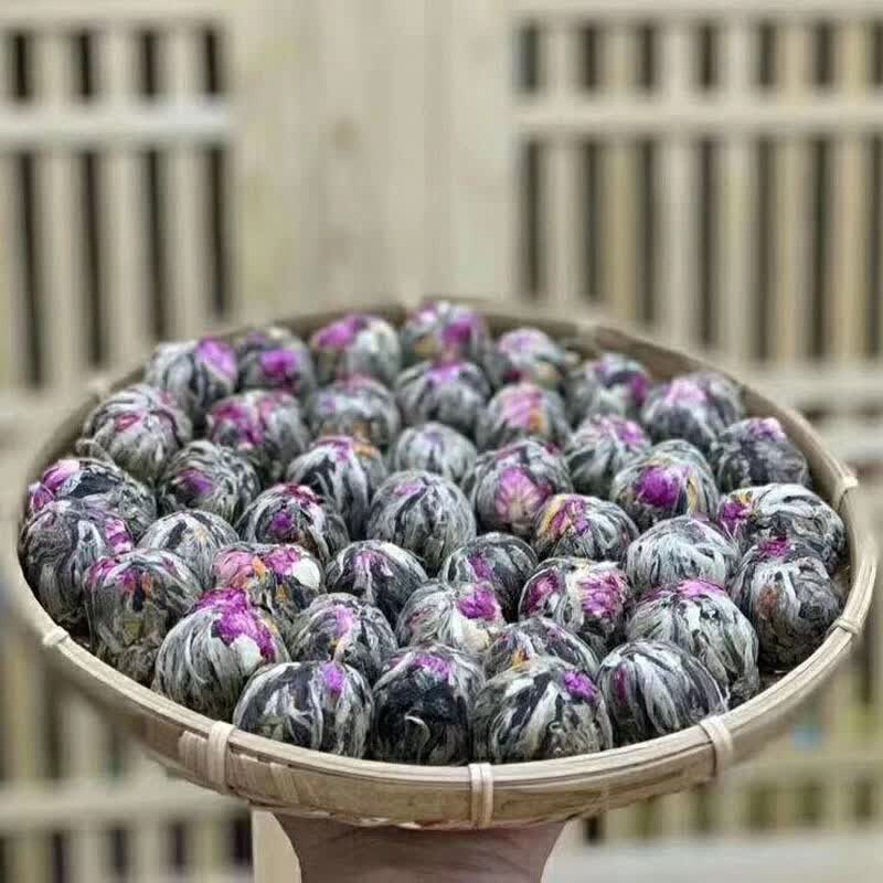 花茶球双龙戏珠花茶花茶会开花的茶茉莉茶250g