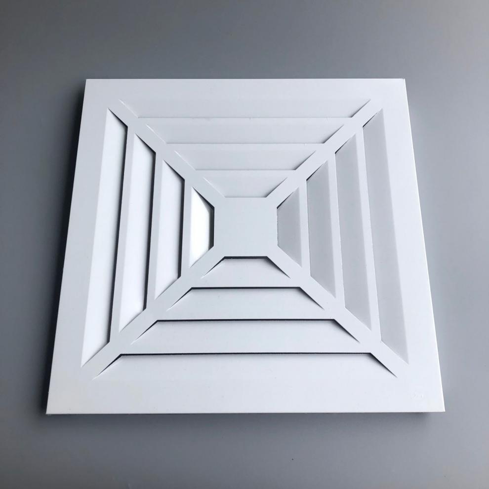 集成吊顶排气口卫生间300300铝扣板换气通风口新风出风口面板 面板300