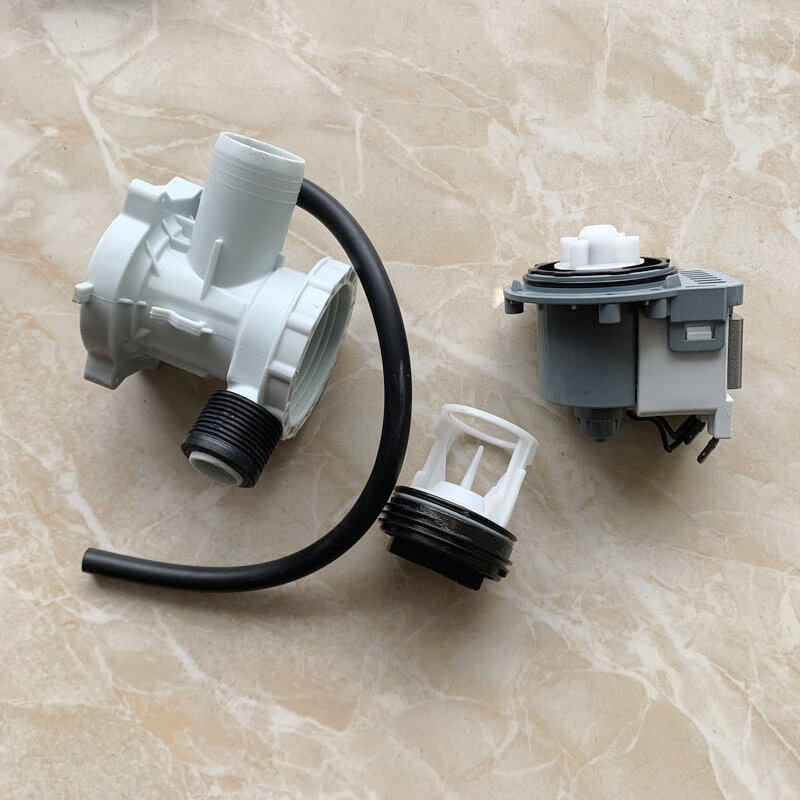 g60/tg70-1201ep(s)小天鹅滚筒洗衣机排水泵排水电机排 米白色 整套