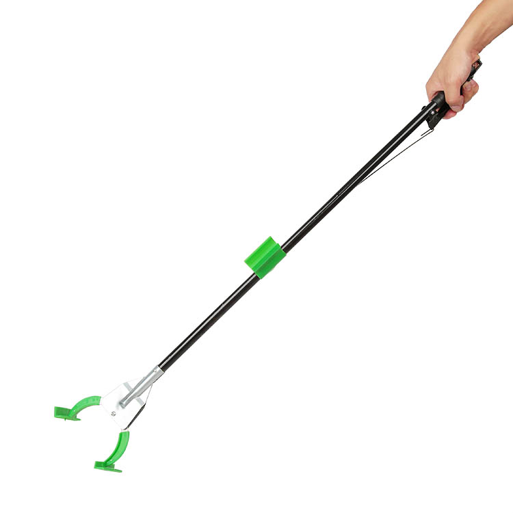 烟头夹子柄捡垃圾夹子拾物器加长环卫拾垃圾夹子不锈钢卫生不锈钢92cm