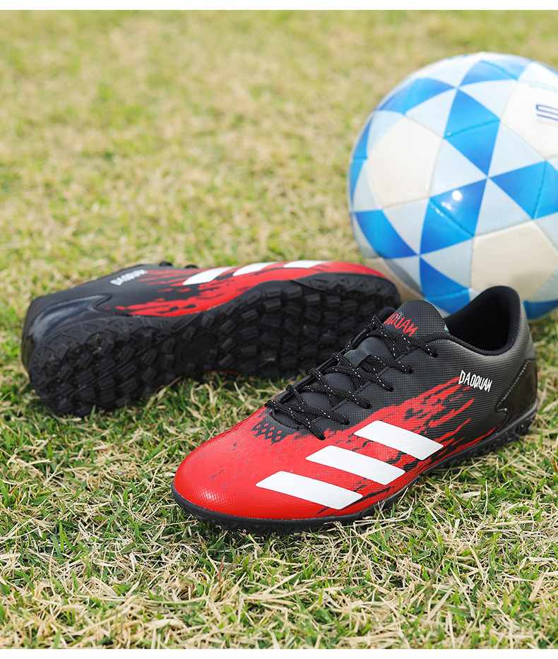 空军一号aj足球鞋男低帮碎钉中小学生青少男比赛训练鞋ag人造草地