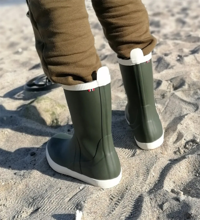 春夏新款透气雨鞋中筒水鞋重中帮钓鱼胶靴防水防滑轻便休闲士兵靴浅军