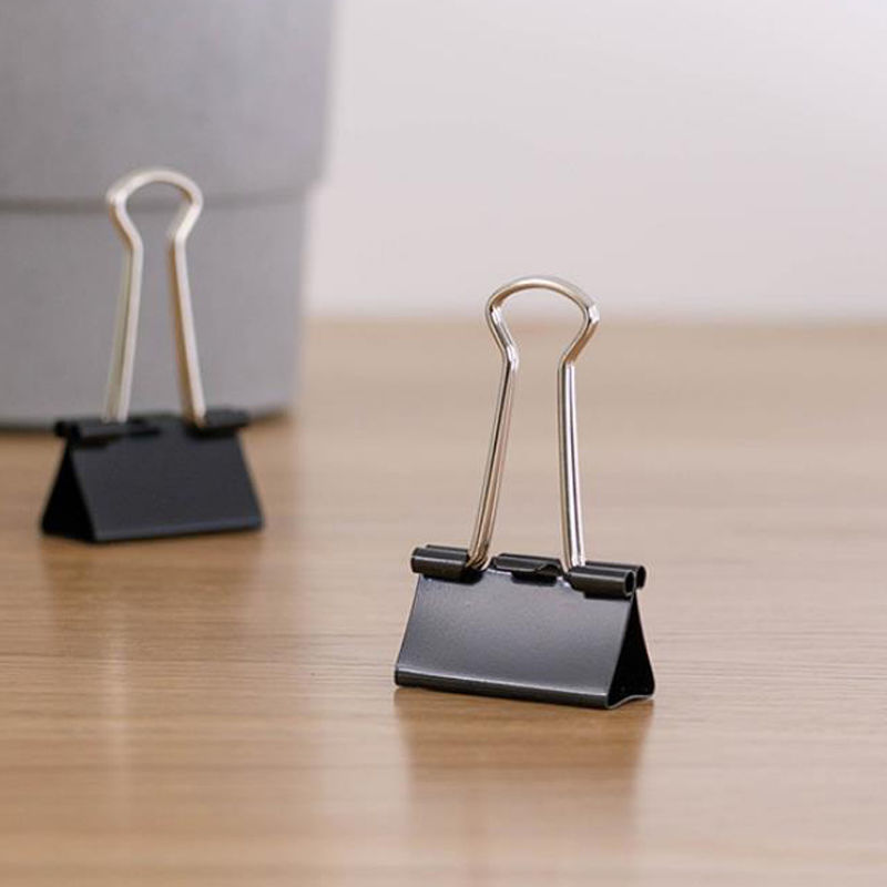 网红款发票夹长尾夹混合彩色文件夹子文具燕尾夹凤尾夹工不锈钢大号夹