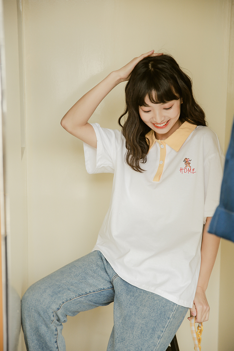 以影夏天半袖t恤女学生初中高中生女生好看衣服女2021夏季新款洋气