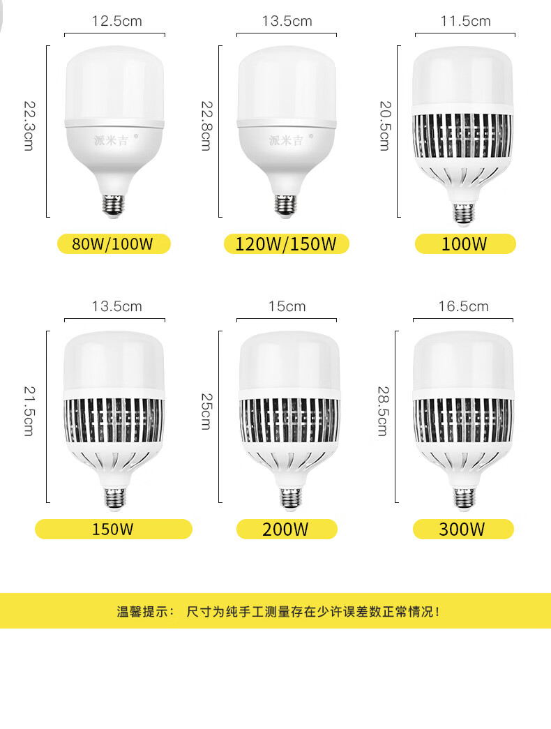 常用灯泡螺口规格图片