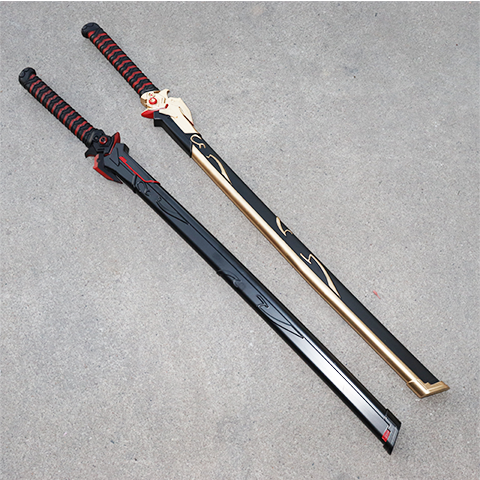 守望先锋源氏刀源氏周边皮肤物器岛田邪鬼长刀cosplay道具儿童成人