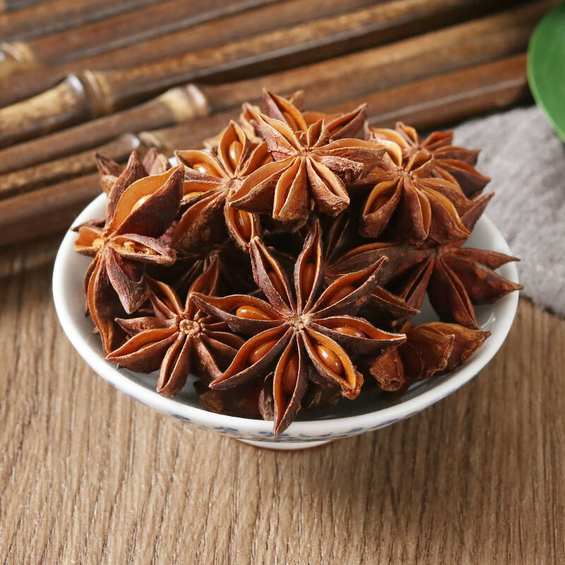北京仁同堂原料玉林大红八角 大料大茴香新货零售花椒孜然香叶桂皮