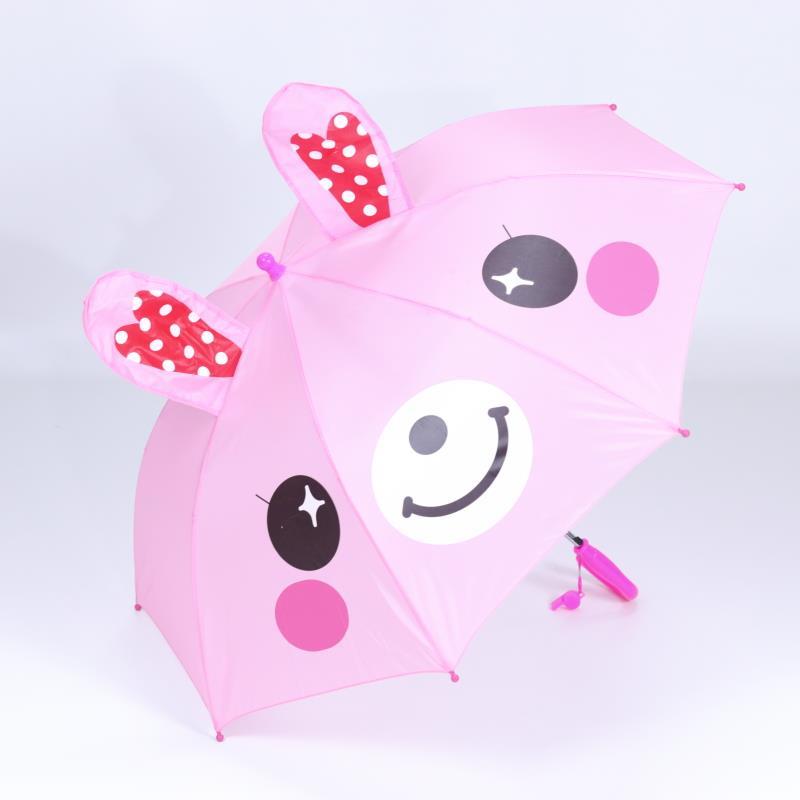迷你玩具小雨伞小孩耳朵伞儿童雨伞超轻通用长柄新品男女两用幼儿园