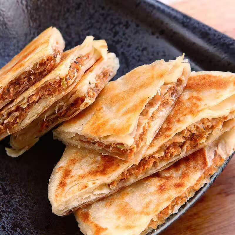 火烧牛肉饼半成品速冻油炸白吉馍煎饼肉饼 三全牛肉馅饼1袋10片【图片