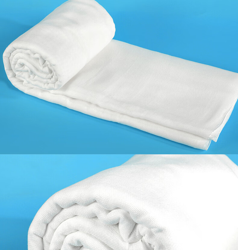 10米医用脱脂大纱布块大卷一次性消毒非无菌伤口敷料大卷纱布80x1000