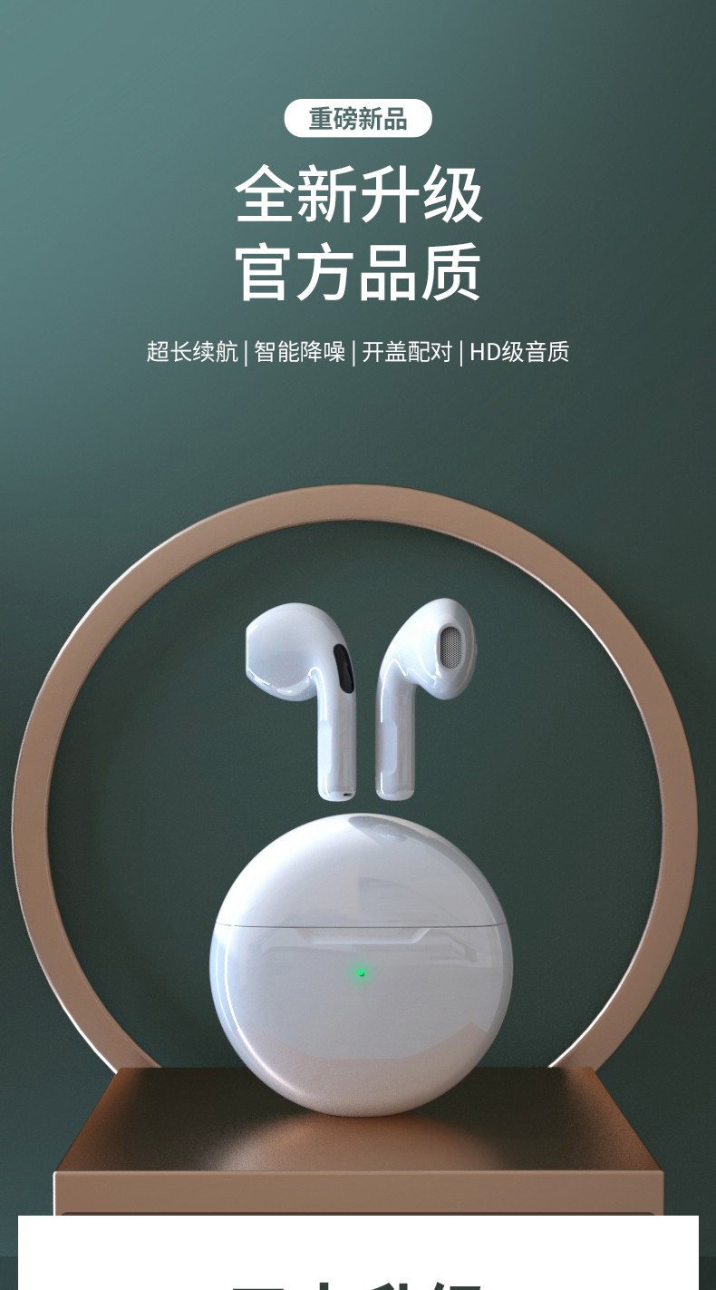 莫伦蓝牙耳机小米11pro通话降噪小米10青春版真无线蓝牙耳机红米note9