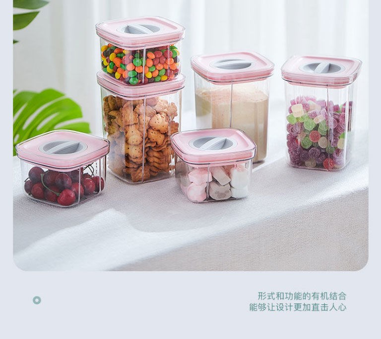 仓鼠零食收纳盒宠物零食盒套装迷你密封罐仓鼠粮食收纳盒日式透明分装