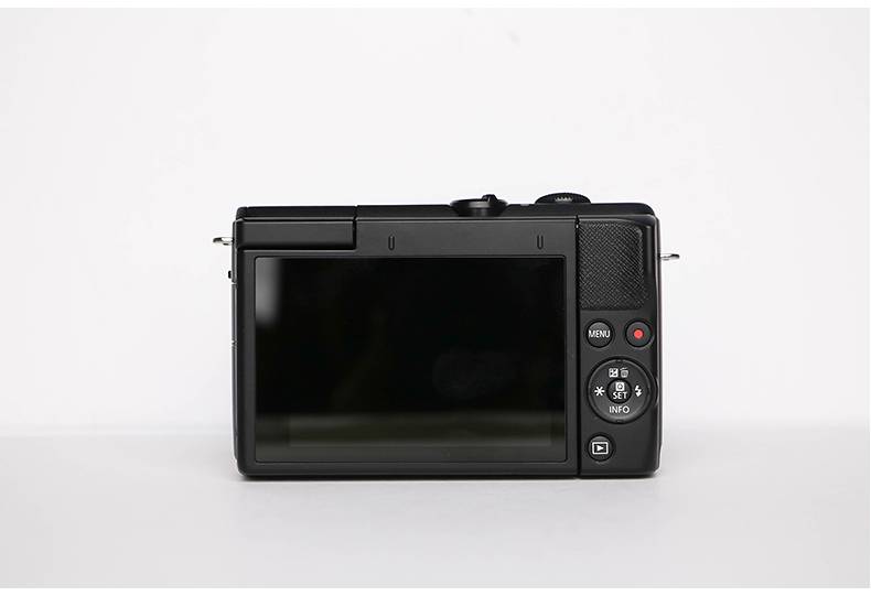 佳能(canon)eos m200 微单相机入门级学生美颜高清数码照相机 白色