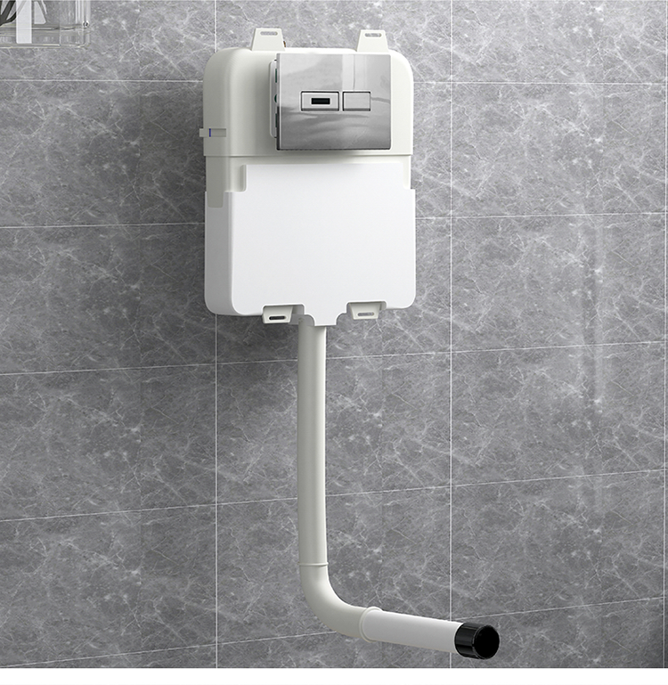 隐藏式感应暗藏水箱 蹲坑蹲厕薄隐形入墙水箱 电镀感应隐藏水箱