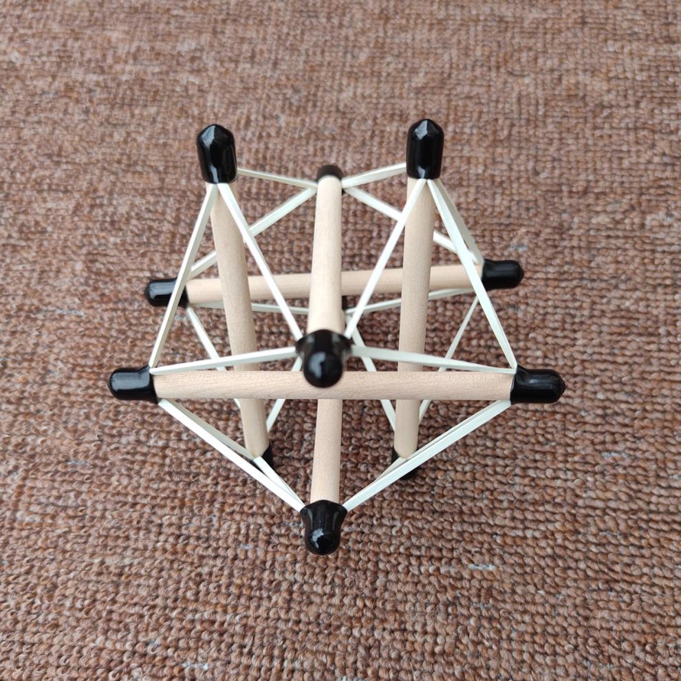 张拉整体解剖列车张拉整体模型结构要素人体筋膜张拉教具演示动态实用