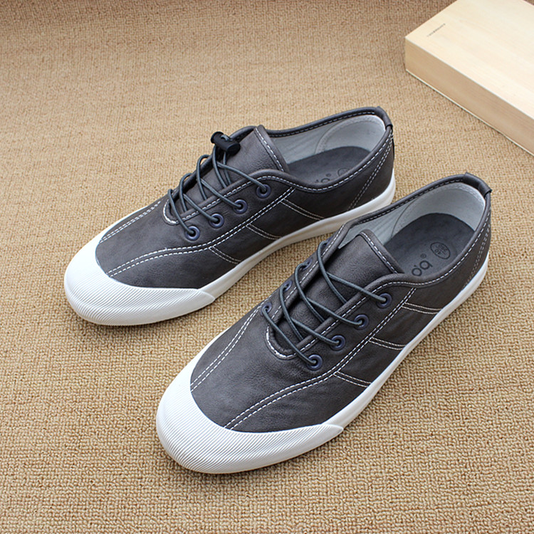 富贵鸟旗舰官方店 新款男鞋春秋潮鞋青年休闲板鞋男士低帮皮鞋韩版