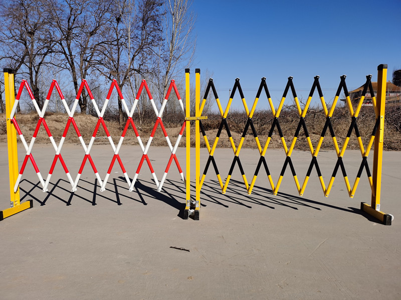 玻璃钢绝缘伸缩围栏管式电力施全硬质可移动防护隔离折叠栏杆定制班