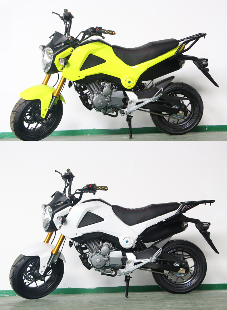 复古摩托车整车125cc大公仔越野摩托车街车迷你休闲车