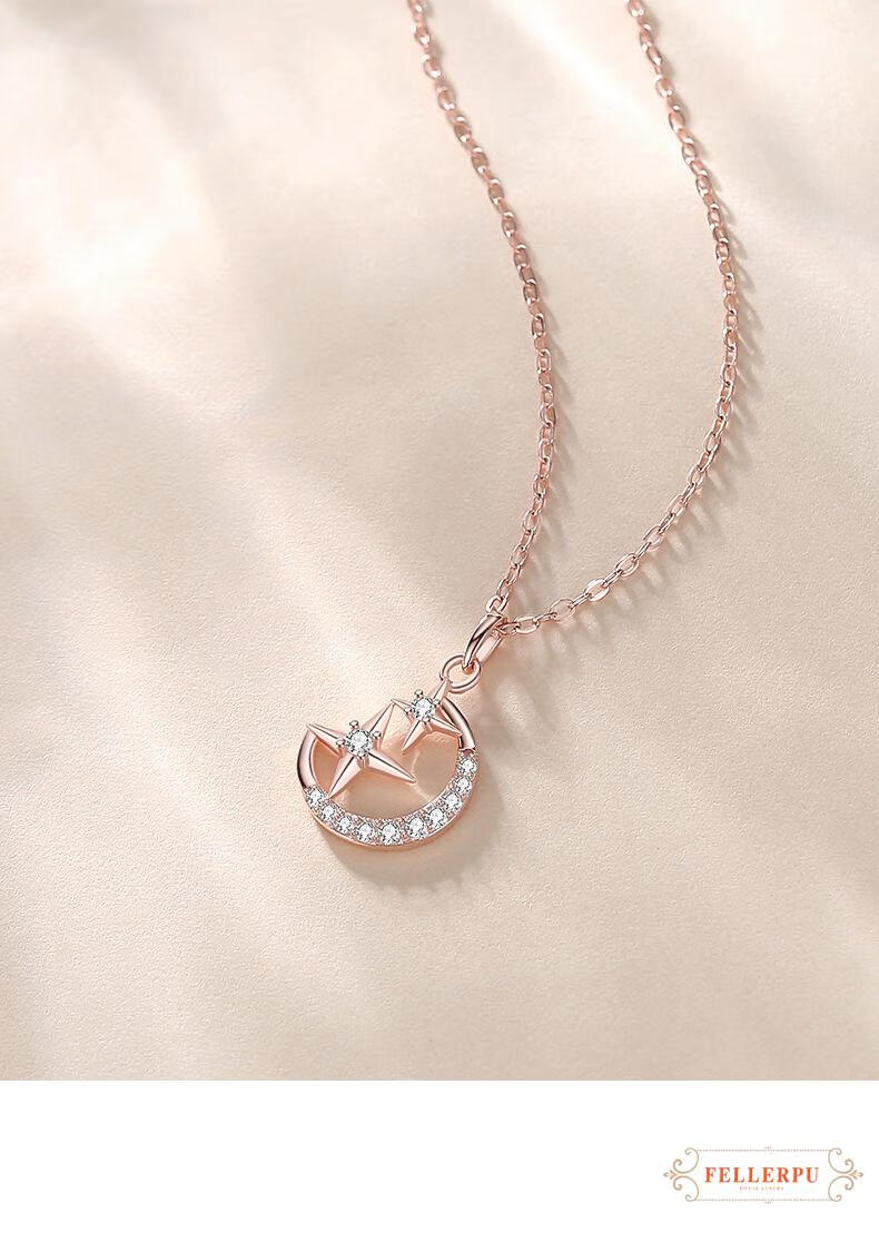 菲乐普轻奢品牌项链女时尚气质小众新款锁骨配饰送闺蜜女友生日新年