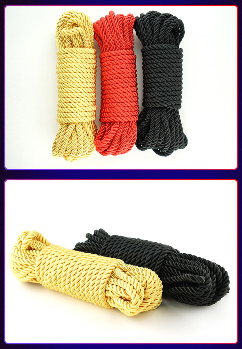 久爱 丝绳 捆绑绳子sm女性床上束缚工具激情捆绑带情趣道具 男性女用