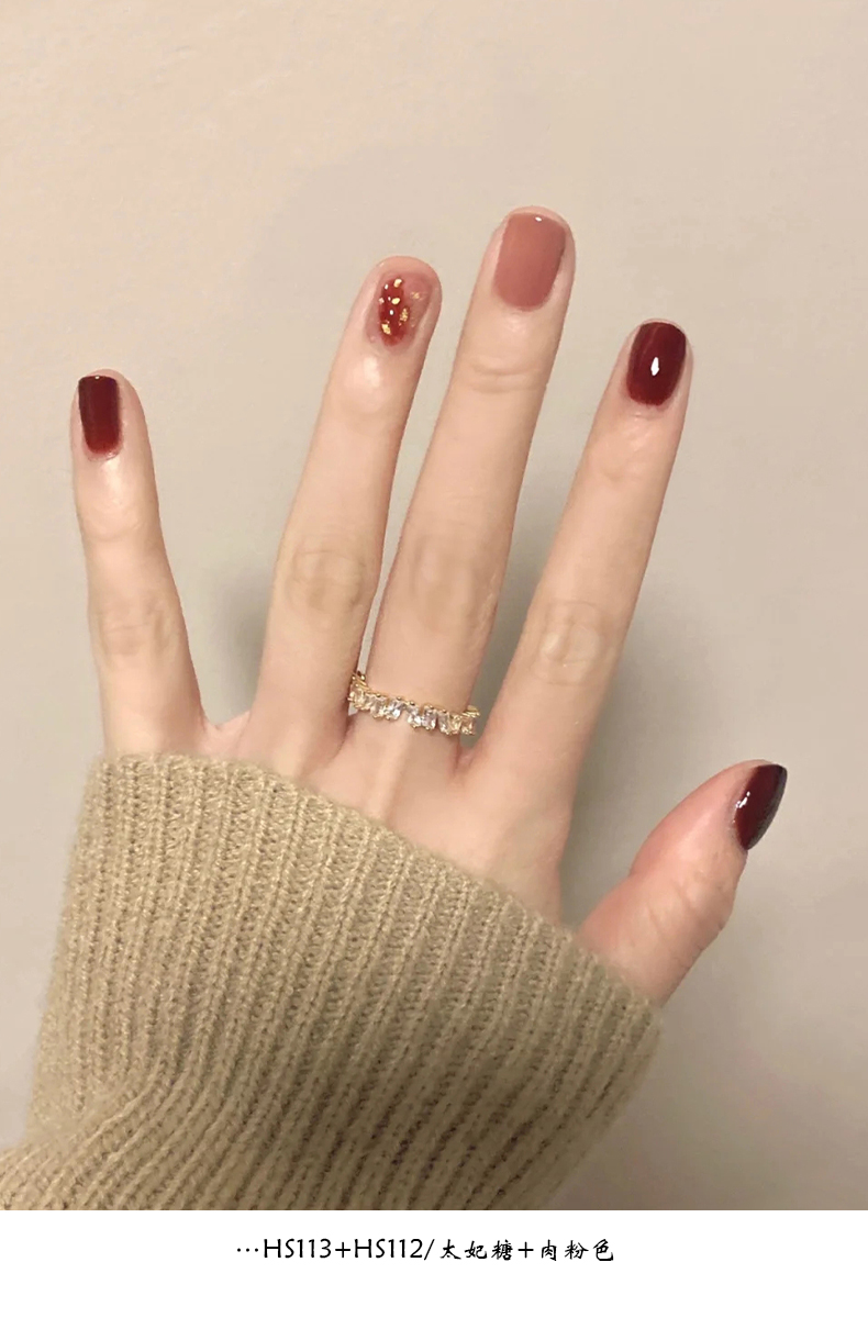 夏天显白指甲油2021年新色女免烤快干味可剥撕拉脚趾套装送女友2瓶