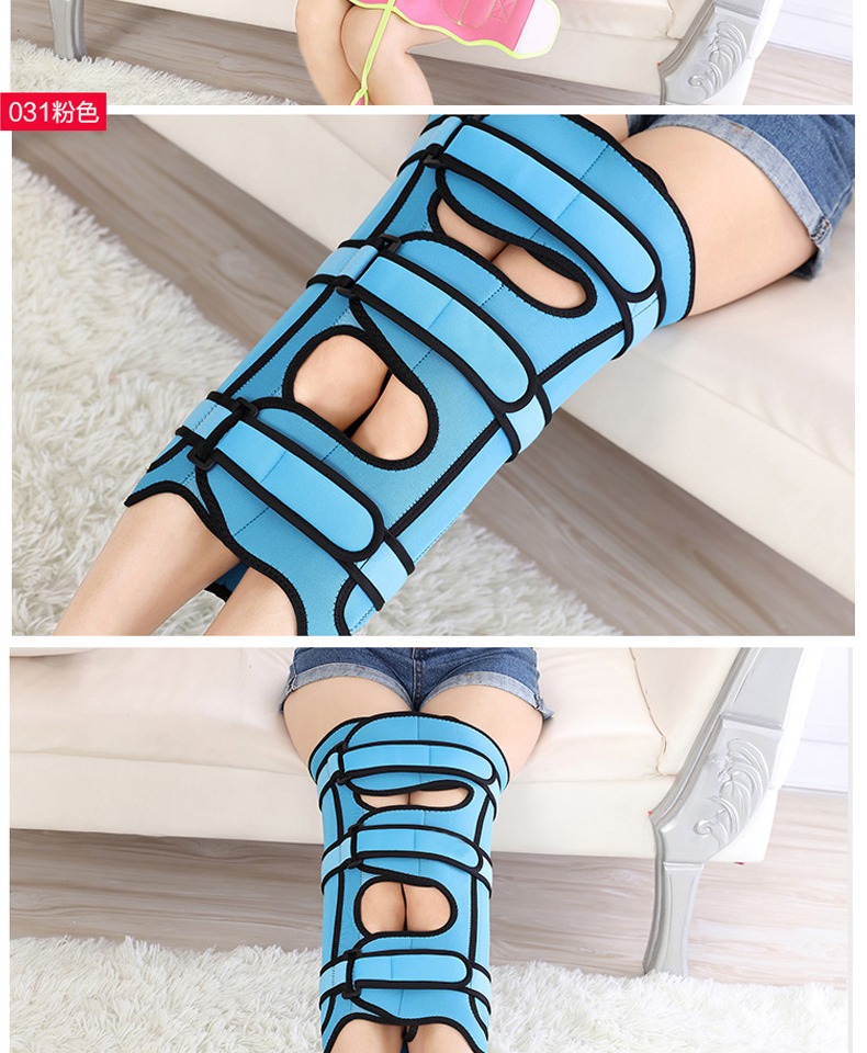 绑腿带美腿带罗圈腿部儿童直腿型矫正神器x型塑腿o型腿031腿带紫色m