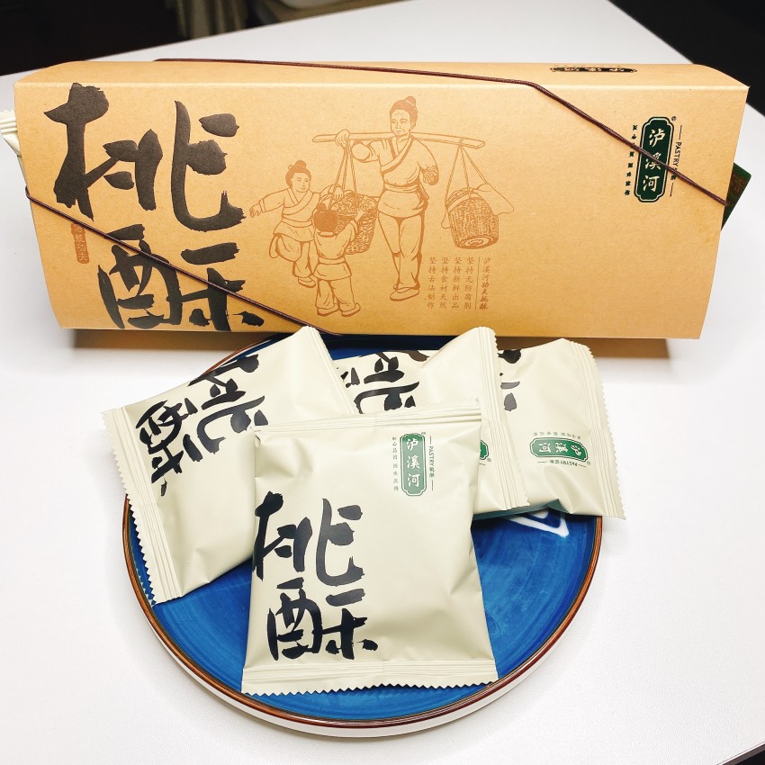 泸溪河桃酥礼盒网红美食南京特产传统手工糕点人气品牌美食桃酥易碎