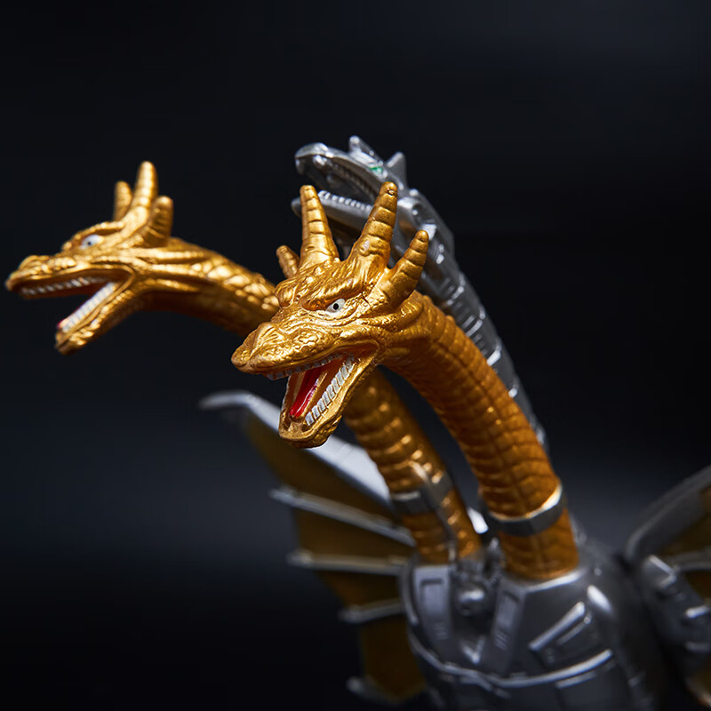 哥斯拉大战金刚玩具机械三头龙恐龙公仔玩偶模型周边摆件关节可动电影