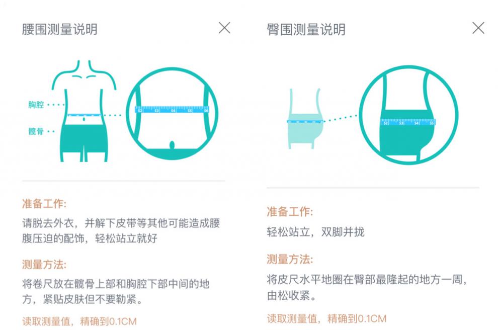 围度尺体围尺三围尺健身尺宝宝头围测量尺胸腿臀头腰围测量软卷尺1个