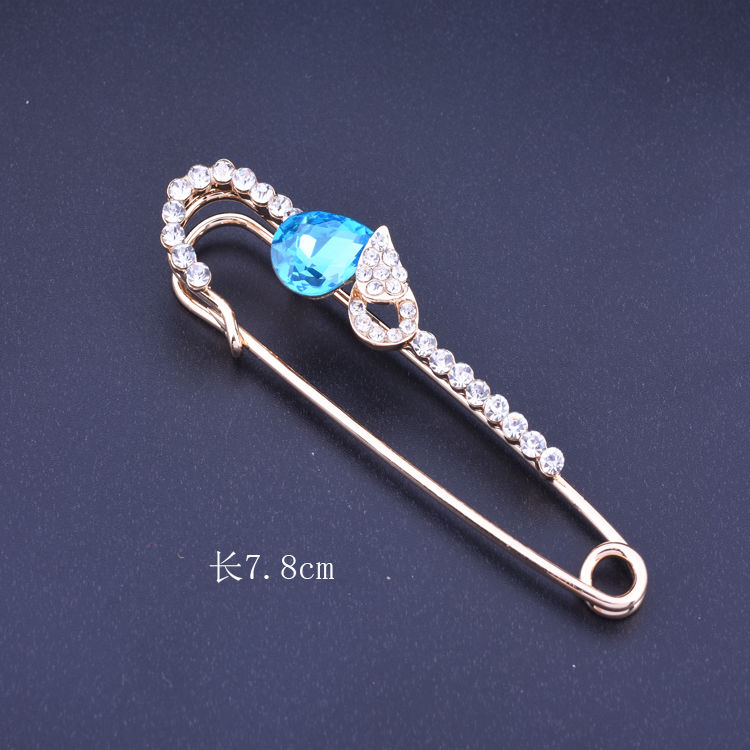 简约百搭love别针扣毛衣开衫扣胸花配饰女时尚胸针扣针银色大号