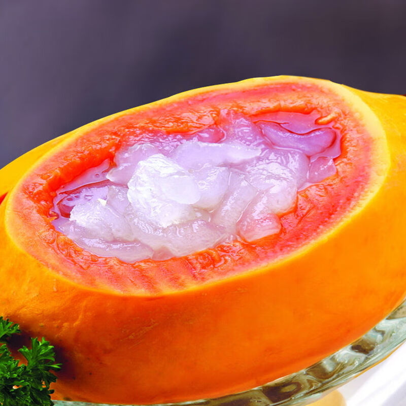 养殖雪蛤油蛤蟆油蛙油雪蛤炖木瓜60倍发头长白山特产