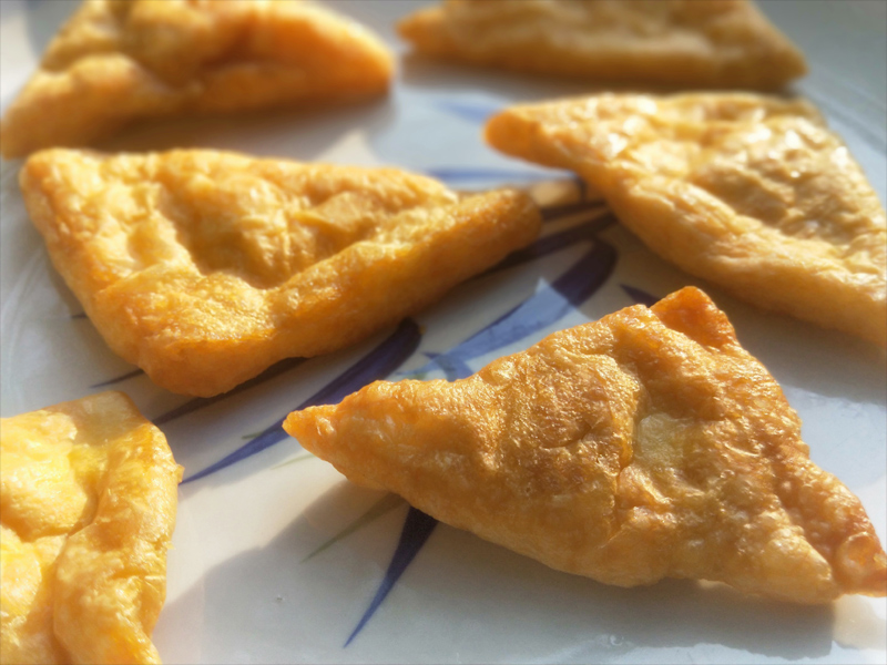 豆乐奇(douleqi) 湖南三角形油炸豆腐麻辣烫火锅豆腐串500g 原味 0g