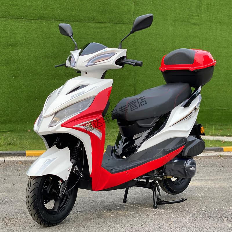 2020新款jog巧格踏板摩托车整车外卖可上牌国四电喷燃油125cc省油蓝色