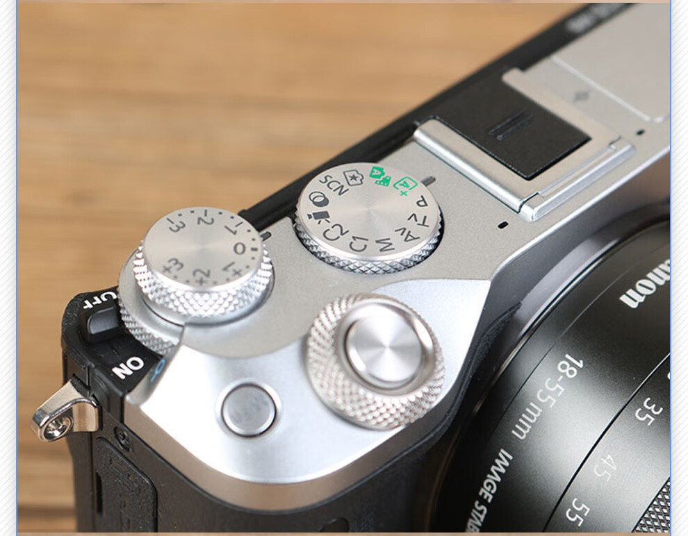 佳能canoneosm50m100m200m6微单高清自带美颜二手微单相机eosm31545mm