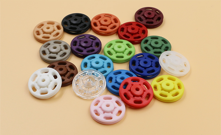 可狄kedi女士衣服透明暗扣衬衫扣子隐形防走光内衣纽扣儿童diy按扣