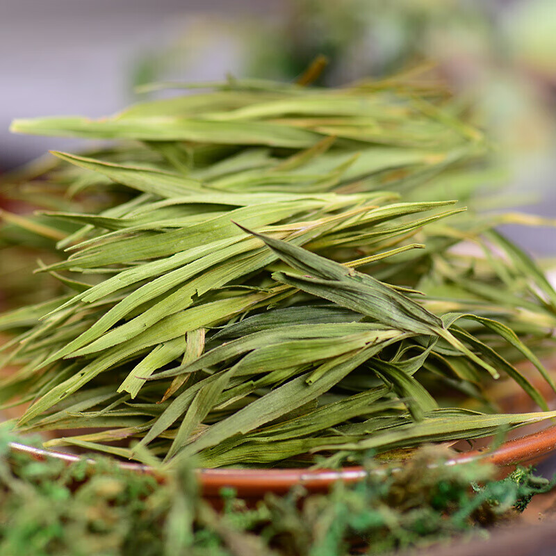 石竹茶 叶石竹青竹叶淡竹叶特级新鲜散装嫩芽茶石竹茶500g