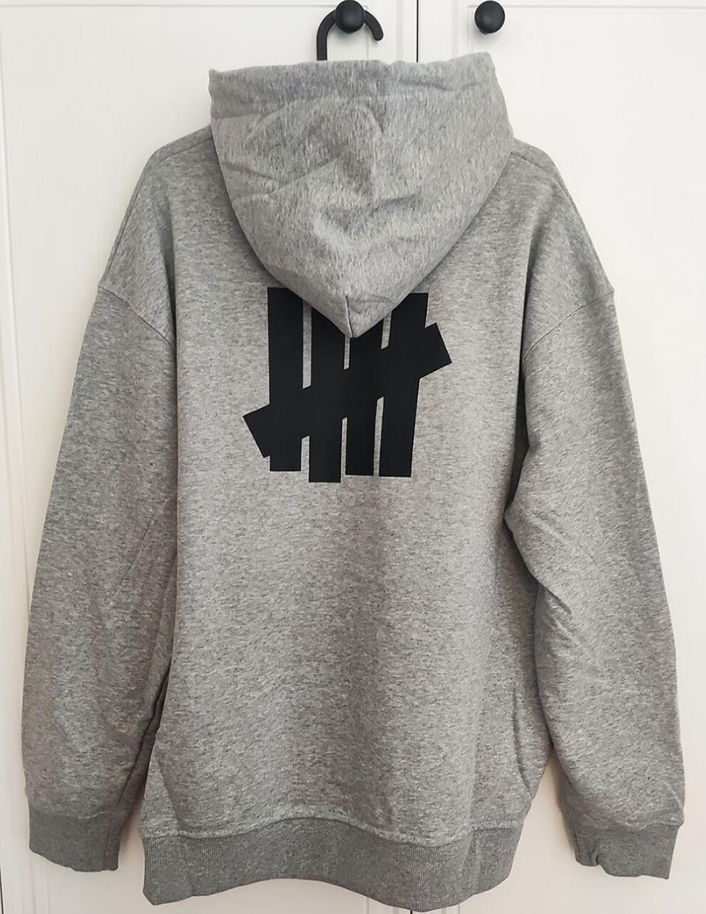 美潮经典不败五道杠undefeated重磅卫衣男女情侣街头运动嘻哈外套