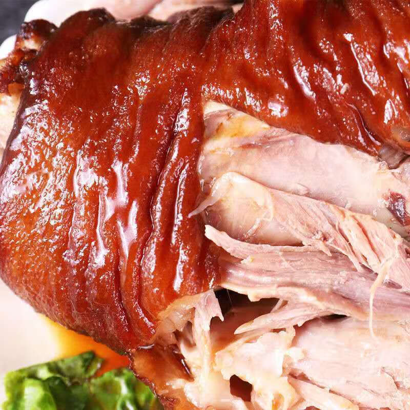 【猪肘子熟食整只2斤装 】河南特产太康肘子红烧蹄髈五香卤味猪肉