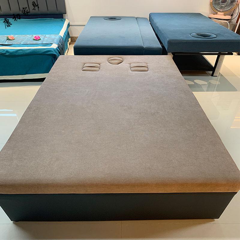 定制泰式按摩床实木中式按摩理疗床推拿推油美容酒店会所床定制透气款