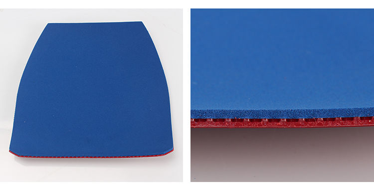 信莱域 三维 标靶蓝海绵国标靶省队乒乓球胶皮球拍套胶 蓝棉省队/黑色