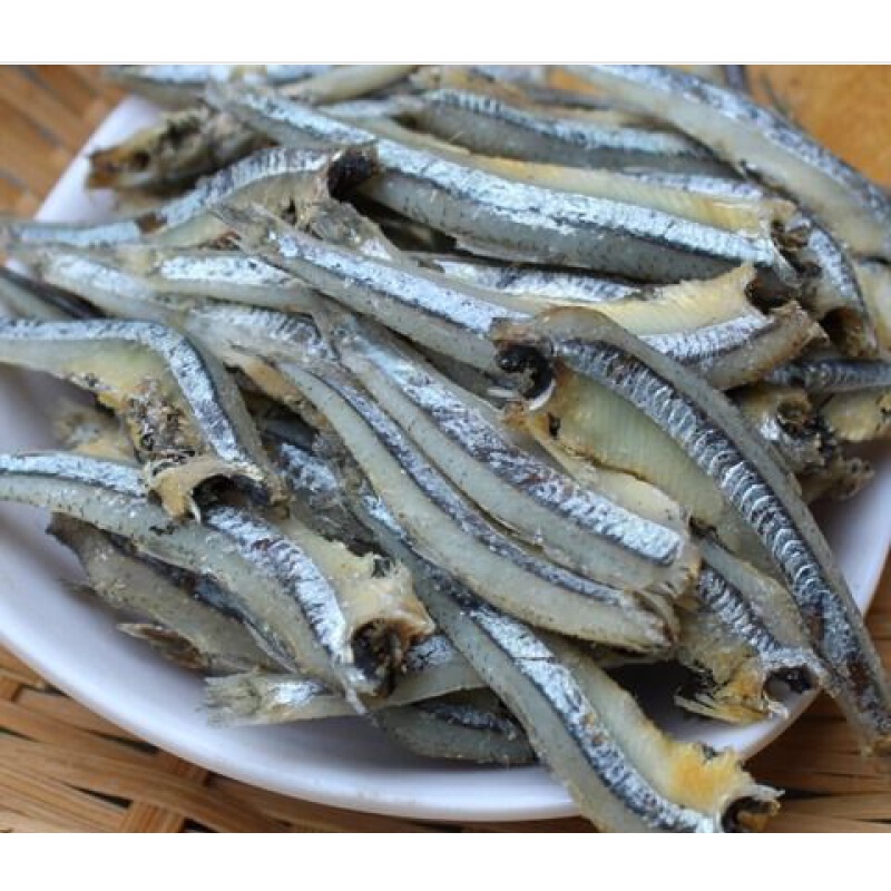 无头海燕鱼干500克微咸海产干货小鱼干海蜒鱼干