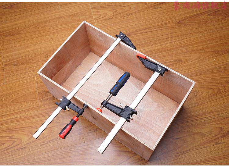 f型夹木工夹压紧用夹子g字夹拼板夹固定夹快速夹木板夹夹具器工具扩张
