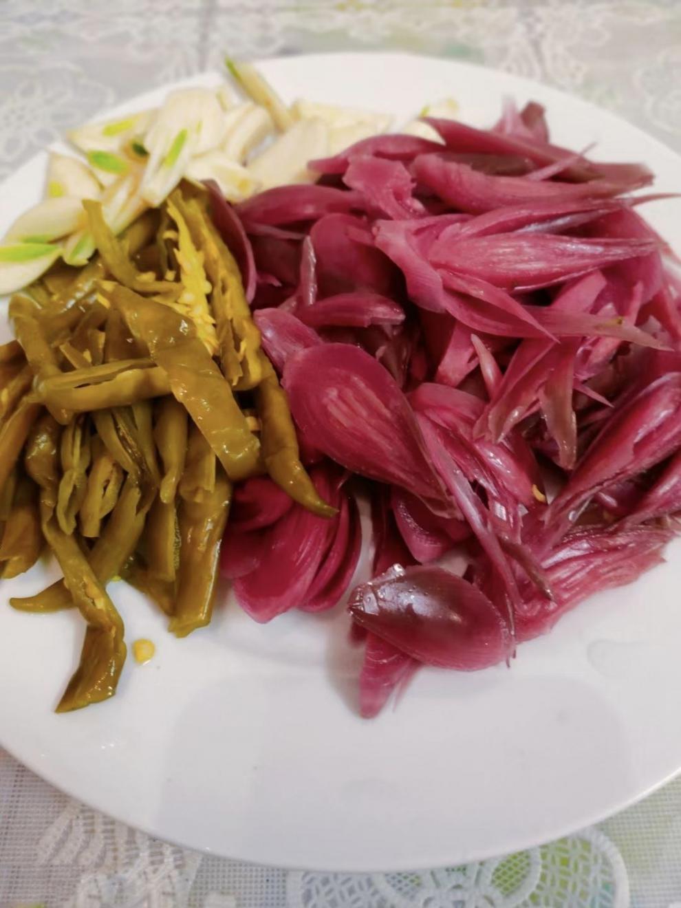 腌制洋火姜茗荷蘘荷阳蒮洋荷酸辣洋合笋老姜腌仔姜泡菜250g 250克试吃