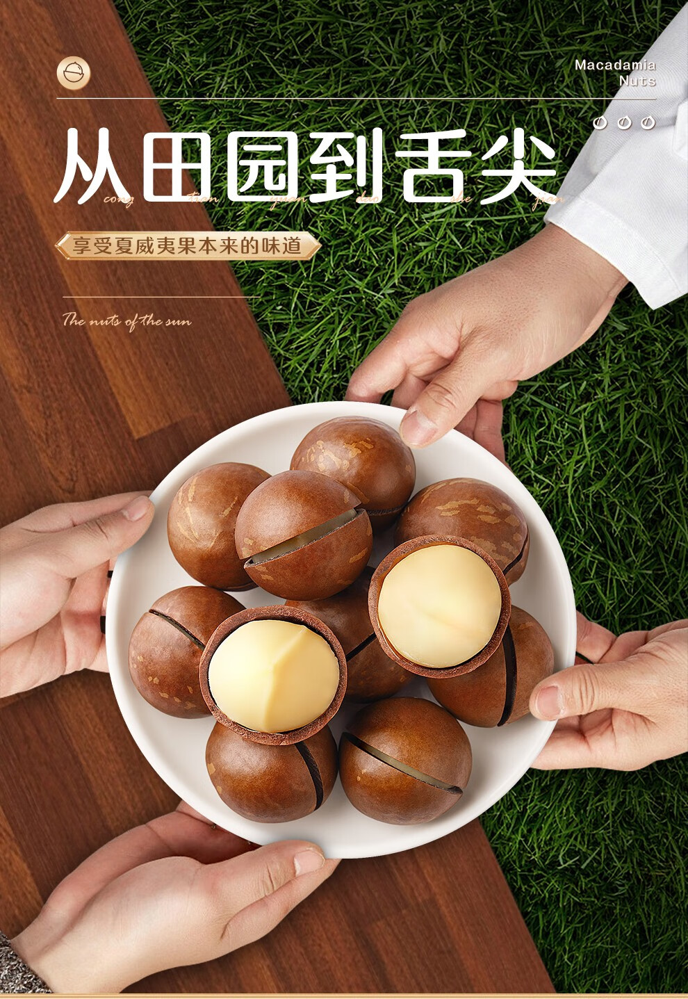 华味亨  夏威夷果500g/袋 坚果炒货孕妇坚果每日坚果干果零食 500g夏威夷果
