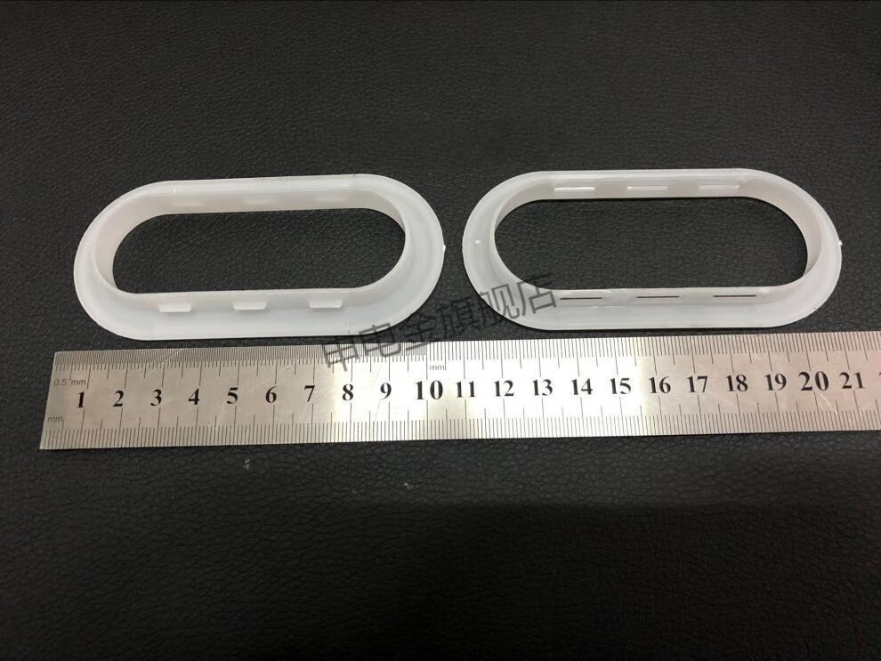 箱拉手扣环纸盒配件搬家纸箱手把椭圆形拎扣提手ks056扣5mm白色螺纹