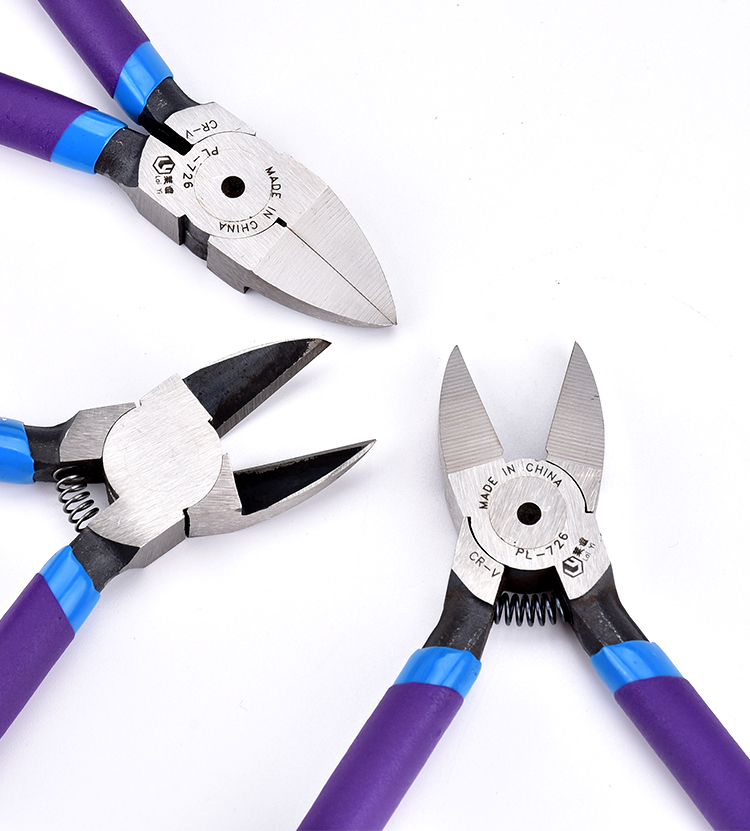 定制laiyi莱谊pl726水口钳6寸水口剪钳斜口钳模型偏口钳子电子口水钳