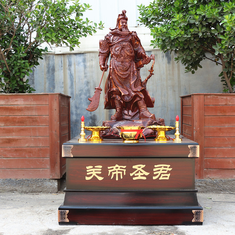 尤克达帝开业礼品关公摆件武财神爷佛像关公像家居供奉关二爷神像公司