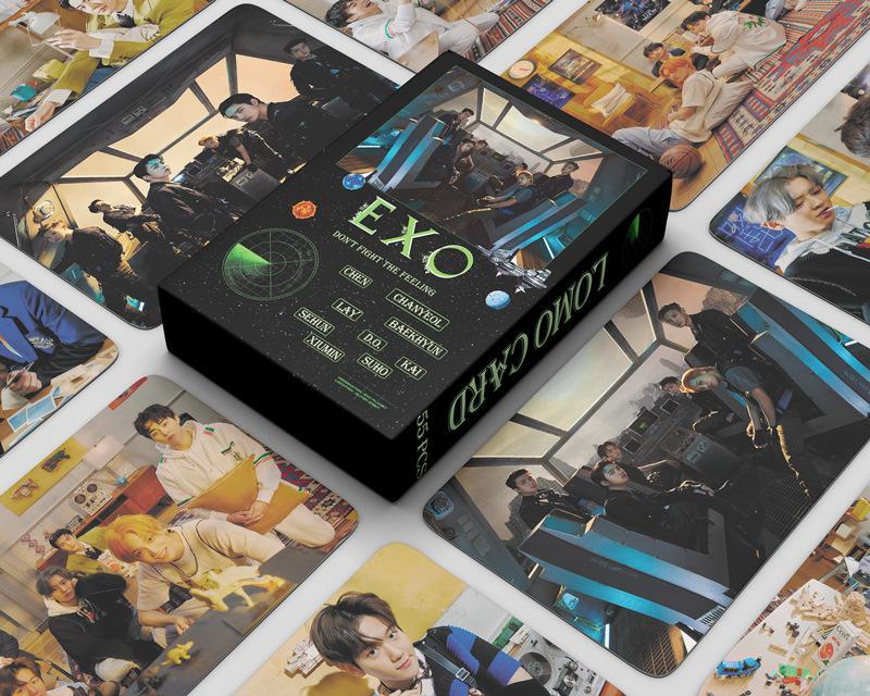 现货lomo卡exobtsnctblackpinkbutter宝石盒小卡收藏卡粉墨2021