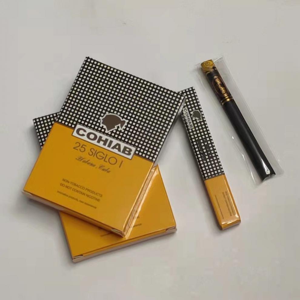 【】小黑巴雪茄一支一礼盒宝森源小黑巴雪茄奶香巧克力味玫瑰雪茄烟