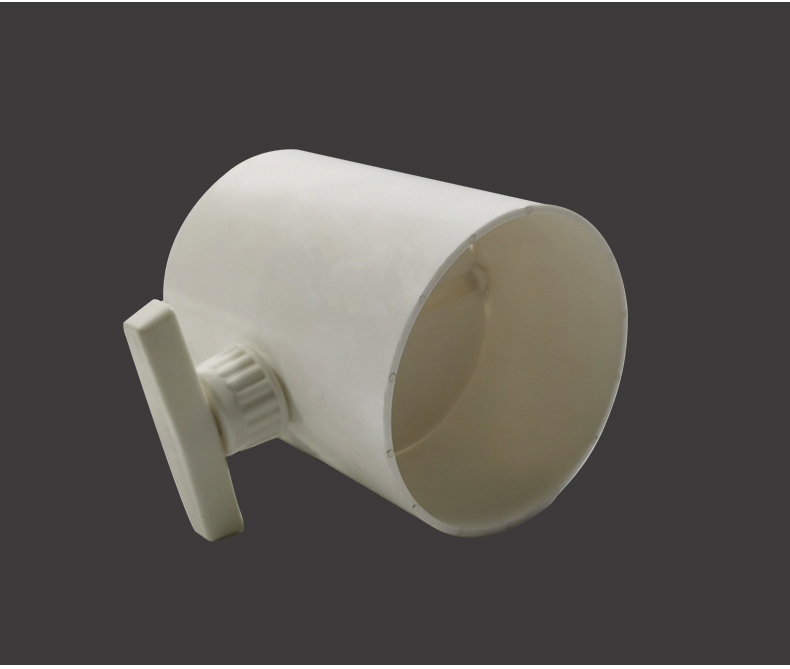 pvc管道风量调节阀pe风管手动风阀圆形开关阀门75/110/160/200pvc 75